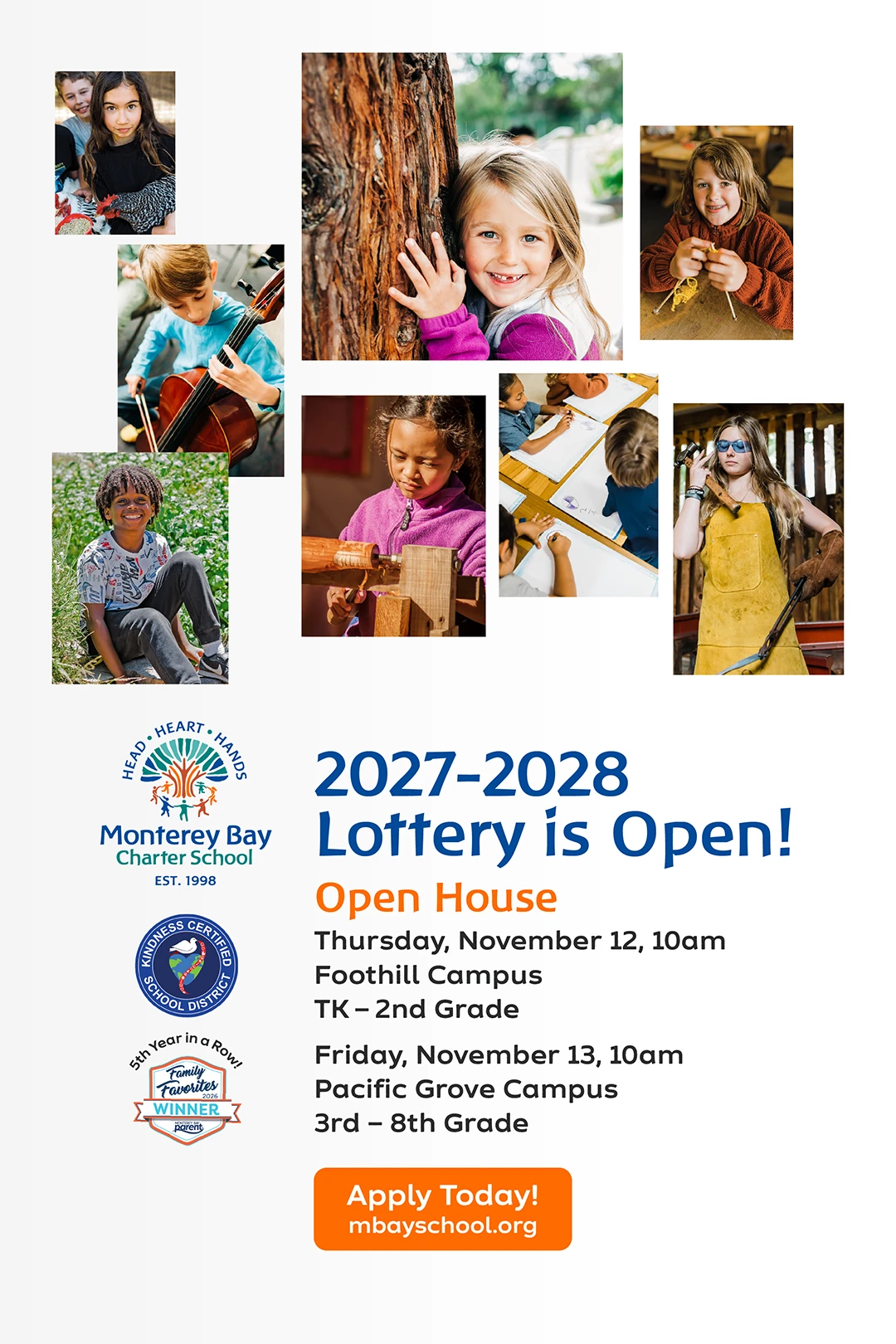 Fall Open House Digital Flyer
